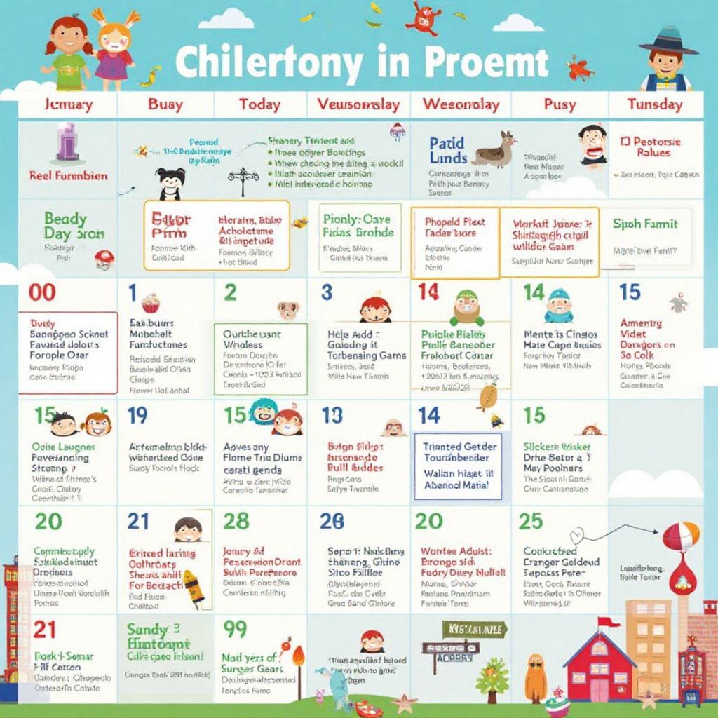 Local Children's Events Calendar